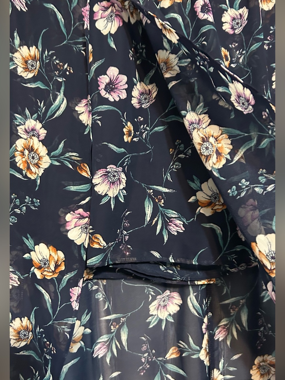 A. Byer 2 Piece Floral Crop Top and Short/Skirt Combo - Picture 11 of 16